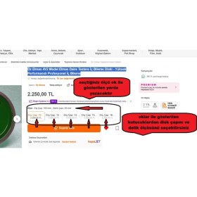 Resim Öz Elmas 4V2 Model Elmas Daire Testere İç Bileme Diski - Yüksek Performanslı Profesyonel İç Bileme 