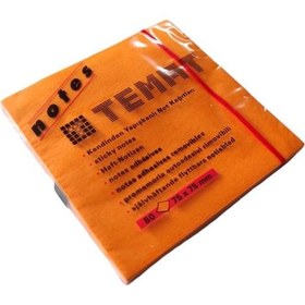 Resim Temat Yapışkanlı Not Kağıdı Fosforlu Turuncu 75x75 MM 11234 