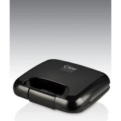 Resim Siyah Waffle Makinesi 750W, Çocuklar Için, Hızlı ve Kolay Kullanım 