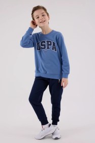 Resim U.s. Polo Assn. Erkek Çocuk Eşofman Takımı Mavi-1808 Mavi 