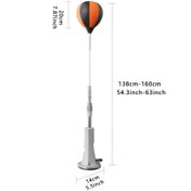 Resim 25. Yıldönümü Yüksek Kaliteli İç Mekan Boks Refleks Topu Eğitimi Reaksiyon Becerileri İçin - Dayanıklı Ayakta Duran Hız Topu Güçlü Emiş Kupları ile, Boks ve Fitness Egzersizleri için Temel ve Profesyonel Modellerde Mevcut. Ayarlanabilir Boyut 45 ila 134.87 cm (Temel) veya 54 ila 160.02 cm (Profesyonel) 