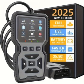 Resim OBD2 Tarayıcı Teşhis Aracı - Motor Işığı Kod Okuyucu, Sıfırlama Fonksiyonu, Veri Akışı, I/M Hazır, Tüm Özellikler, EVAP ve O2 Testi, Tüm 1996+ Araçlar İçin, Automotriz Tarayıcı, Araç Teşhisi, Kullanıcı Dostu Arayüz, Dayanıklı Yapı, Teşhis Cihazı, Araba Tutkunları, Araç Bakımı, Kompakt Tasarım, Yüksek Kaliteli Yapı, Otomotiv Teknisyeni, Pilsiz, İspanyolca Profesyonel Otomotiv Tarayıcı, Otomotiv Mekanik Aracı, Motosiklet Tarayıcı, Obd Programcı Tam 