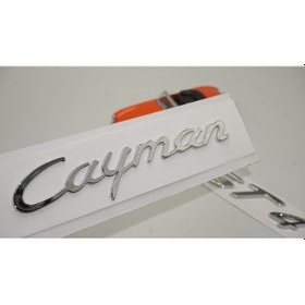 Resim Porsche Cayman GT4 Bagaj 3M 3D ABS Yazı Logo Amblem Seti 