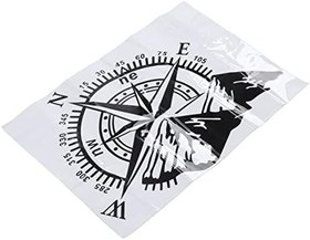 Resim Kavolet Araba Pusula Dağ Etiket Dekor Evrensel Arka Pencere Kaputu Kapı Gövdesi 48x34 Cm 