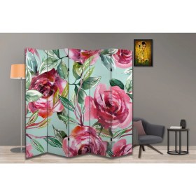 Resim Doğa Temalı Özel Tasarım Paravan Room Divider 180 x 200 cm 