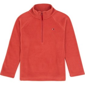 Resim U.S. Polo Assn. Kız Çocuk Gül Kurusu Polarlı Yarım Fermuarlı Sweatshirt 50317884-VR026 