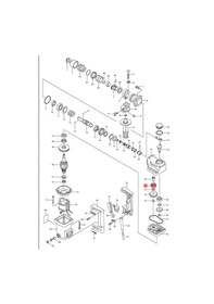 Resim Makita HR2010 Rulman 601 Ürün Kodu 211104-5 