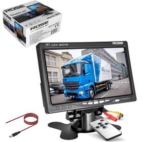 Resim Rose MR-07 R9 7'' Monitör AV Giriş 12v Kumandalı 