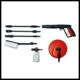 Resim Daisy Home Yüksek Basınçlı Yıkama Makinesi Te-Hp 140 (1.900 W, Maks. 140 Bar, Modüler Hızlı Bağlantı Sistemi, Yüksek Basınç Hortumu, Tabanca, Lans, Çeşitli Nozullar, Fırça, Sprey Kabı Dahil) - 4140760 