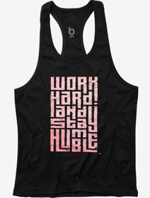 Resim BLUU Hmblepink Fitness Gym Tank Top Sporcu Atleti 