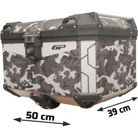 Resim Kaly GP Kompozit 45 lt. Aliminyum Motosiklet Çantası DSN01 