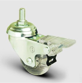 Resim EP05MBC100F Oynak Civatalı Şeffaf FrenliTekerlek Çap:100 Hafif 