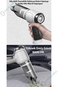 Resim Genel Markalar Mini Taşınabilir Kablosuz Üfleme Ve Vakum Özellikli Ev-araba-ofis Mini El Süpürgesi 