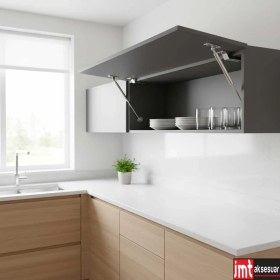 Resim Imt Aksesuar (2 Adet)Dolap Amortisörü Gazlı Piston Kapak Hidroliği 100N - Mobilya Makasları - Tek Ebat 