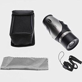 Resim Nikula 30X30 Tek Gözlü Ayarı Gerektirmeyen Perma Focus Otomatık Netleme Dürbün Gri 