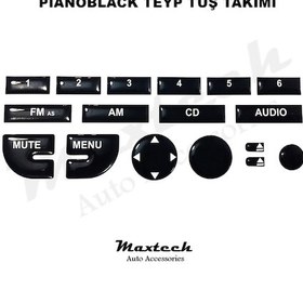 Resim Linea Fiorino Punto Nemo Bipper Teyp Tuş Takımı Pianoblack 