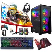 Resim Turbox TX5140 i5-8400 16 GB 512 GB SSD GT740 23.6" Curved Free Dos Masaüstü Bilgisayar 