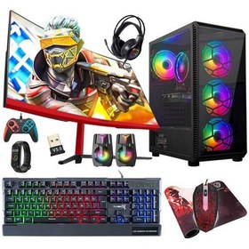 Resim Turbox TX5140 i5-8400 16 GB 512 GB SSD GT740 23.6" Curved Free Dos Masaüstü Bilgisayar 