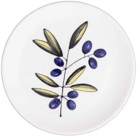 Resim The Mia Olivos Pasta Tabağı 6lı Set 19 Cm Ovs0001 Beyaz 