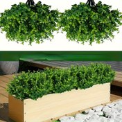 Resim 36 adet Yapay Boksa Topiary - UV Dayanıklı Plastik Yapraklar, Dış Mekan Bahçesi, Ev Dekoru, Düğünler ve Bahçe Gösterileri için - Saksı Dahil Değil, Paskalya, Noel, Sevgililer Günü ve Anneler Günü için İdeal, Düğün Dekoru | Doğal Görünüm Topiary | Dayanıklı Dış Mekan Bitkisi, Yapay Bitkiler 