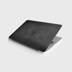 Resim Laptop Sticker Notebook Pc Kaplama Etiketi Dünya Haritası 