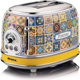 Resim Belirtilmemiş Positano Ekmek Kızartma Makinesi 2 Dilim 01551P - 810 Watt, Metal Gövde, 2 Dilim Kapasite 