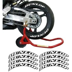 Resim Nk Motors Üniversal Motorsiklet Lastik Yazısı Dunlop 