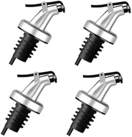 Resim Store Orret Home 4 Adet Yağdanlık Tıpası Damlatmaz Şişe Ucu Dökme Ağızlığı Yağlık Sirkelik Sızdırmaz Kapa 