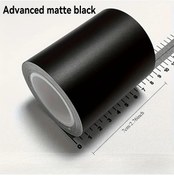 Resim Turcoshop11 1 Adet 7cm Siyah Pvc Araç Koruma Şeridi Dayanıklı Çizilmeyeve Suya Dayanıklı Kolay Montaj 