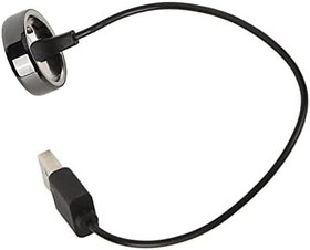 Resim Akıllı Yüzük, IPX8 Su Geçirmez Sağlık Takip Cihazı Cep Telefonu Bluetooth Bağlantısı, Gerçek Zamanlı Monitör Uyku Kalitesi, Kalp Atış Hızı, Kan Oksijen, Kalori, Sıcaklık, (Siyah 