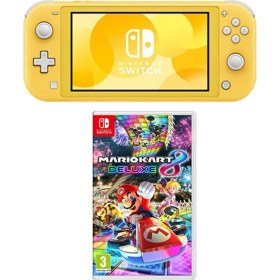 Resim Nintendo Switch Lite Konsol Sarı + Mario Kart 8 Deluxe Nintendo Switch 