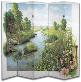 Resim Doğa Temalı Özel Tasarım Paravan Room Divider PRV1102, 180 x 180 