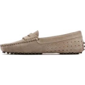 Resim Derimod Kadın Vizon Süet Deri Loafer 26PFD290610 