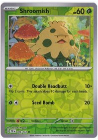 Resim Shroomish Reverse Holo 006/162 - Temporal Forces - Pokemon Kartı Mint 