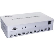 Resim Gplus 4KVW346 3x3 Video Wall Controller HDMI 9 Ekran Genişletici 