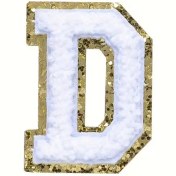 Resim arredamento Termos Uyumlu D Harfi Beyaz Sticker 