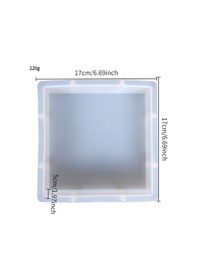 Resim Silikon Kalıp İthal Kare Orta Boy Taş Tozu Kalıp Epoksi Reçine Silikon Kalıp Hb150-0121 