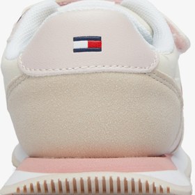Resim Tommy Hilfiger Low Cut Velcro Bebek Beyaz Spor Ayakkabı 