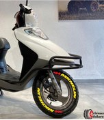 Resim Performance Stickers Scooter Lastik Yazısı Michelin Motorsiklet Lastik Sticker 8adet Stiker Tüm 10 Ile 14inç Uyumlu 