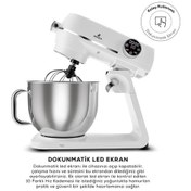 Resim Karaca Multichef Artisan Digital Ekran 1800 W 7 L Döküm Stand Mikser 
