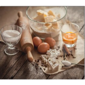 Resim Olinpa Cam Ocak Arkası Koruyucu | Hamur Malzemesi Model 