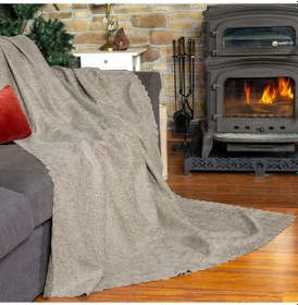 Resim Jakarlı Şönil Koltuk Örtüsü Kanepe Örtüsü Koltuk Şalı 110x175 2 Ad. Kaymaz Kil L 