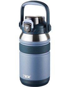 Resim Tkk Çelik Termos 1000ml Mavi 