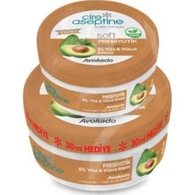 Resim Cire Aseptine Soft Avokado El Yüz ve Vücut Kremi 100 ML + Avokado El Yüz ve Vücut Kremi 30 ML 