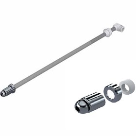 Resim MELEKYAPI Taharet Çubuğu Borusu Krom Uçlu (KROM KAPLAMA) 290 Mm 