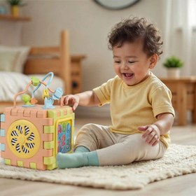 Resim Dolu 2in 1 Eğitici Küp ve Puzzle 