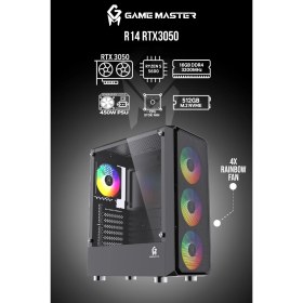 Resim GM Game Master R14 Rtx 3050 Atx Hazır Gaming Pc R5 5600 16GB Ram 512GB M2 SSD Oyuncu Kasa 