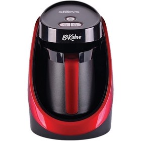 Resim easytekno Stilevs Bikahve Kırmızı Kahve Makinesi 