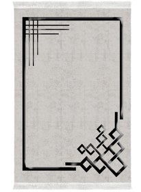 Resim Alanur Home Eko Trend Djt Yıkanabilir Kaymaz Taban 3 Lü Yatak Odası Takımı 1919 Modern Gri Siyah 