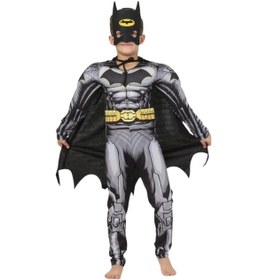 Resim Batman Kaslı Çocuk Kostümü Çok Renkli 